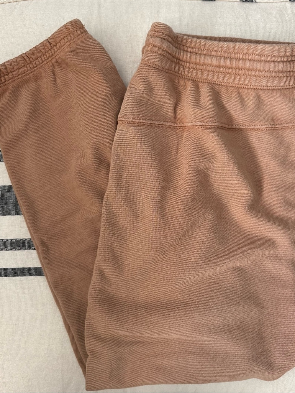 Aerie Cozy Sweatpants in Camel
